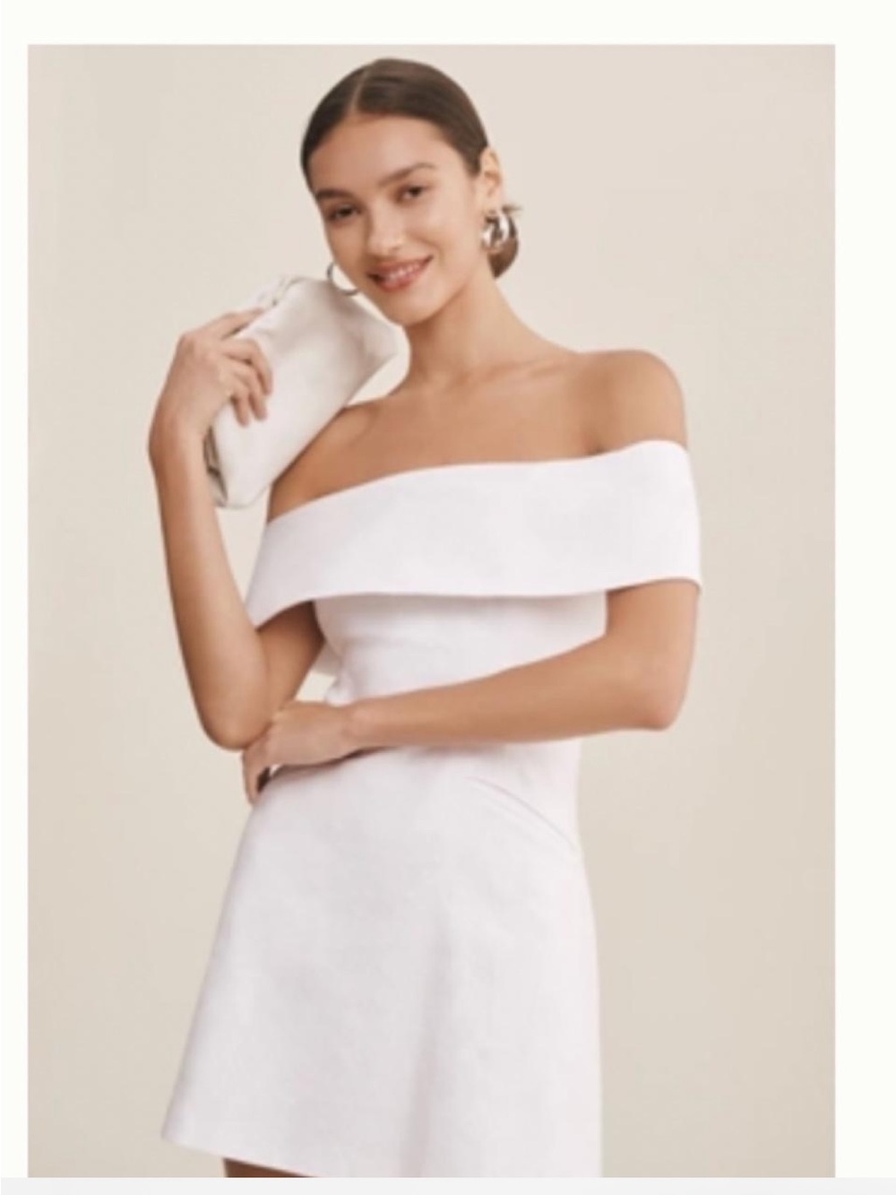 Anthropologie White Dress